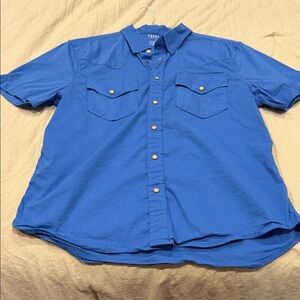 Tecovas Pearl snap Blue Men's Shirt